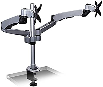 【中古】【輸入品・未使用】Mount-It! Expandable Two Monitor Computer Desk Mount Spring Arm Quick ..