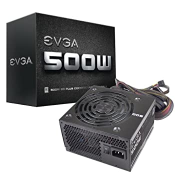 【中古】【輸入品・未使用】EVGA 500W 80PLUS Certified ATX12V/EPS12V Power Supply 100-W1-0500-KR　..
