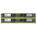 【中古】【輸入品・未使用】キングストン Kingston デスクトップPC用 メモリ DDR3L 1600 (PC3L-12800) 4GBx2枚 CL11 1.35V Non-ECC DIMM 240pin KVR16LN11K2/8