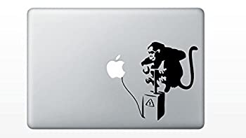 【中古】【輸入品・未使用】MacBook 対応 アートステッカー ハ?ンクシー モンキー 爆弾 Decal Mac Apple skin sticker (13%カンマ% 15 or 17 インチ対応) 並行輸入品