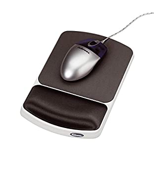 šۡ͢ʡ̤ѡFellowes Gel Wrist Rest and Mouse Pad%% Graphite/Plati...