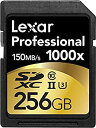 【中古】【輸入品 未使用】Lexar Professional 1000x 256GB SDXC UHS-II/U3 Card (Up to 150MB/s read) w/Image Rescue 5 Software LSD256CRBNA1000 並行輸入品