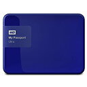 【中古】【輸入品 未使用】WD 1TB Blue My Passport Ultra Portable External Hard Drive - USB 3.0 - WDBGPU0010BBL-NESN 並行輸入品