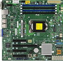 【中古】【輸入品・未使用】Supermicro マザーボード マイクロATX DDR4 LGA 1151 X11SSM-O