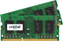 Crucial 32GB Kit (16GBx2) DDR3L 1600 MT/s (PC3L-12800) SODIMM Memory CT2KIT204864BF160B by Crucial 