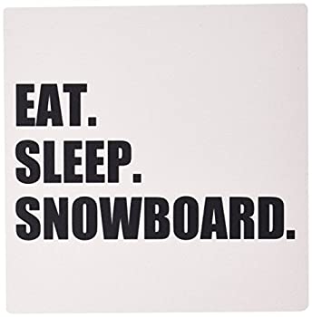 楽天ムジカ＆フェリーチェ楽天市場店【中古】【輸入品・未使用】3dRose LLC 8 X 8 X 0.25 Inches Mouse Pad Eat Sleep Snowboard Snowboarding Enthusiast Fun Snowboarder Sport （Mp_180442_1） [並行輸入品]