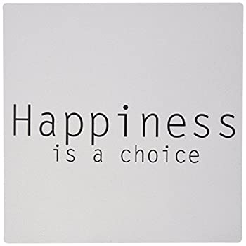 【中古】【輸入品・未使用】3dRose LLC 8 x 8 x 0.25 Inches Mouse Pad%カンマ% Happiness is A Choice- Inspirational Words mp_79164_1 [並行輸入品]