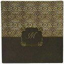 【中古】【輸入品 未使用】3dRose LLC 8 x 8 x 0.25 Inches Mouse Pad カンマ Elegant Cheetah Animal Print with Gold Framed Monogram Letter M (mp_113828_1) 並行輸入品