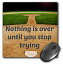 šۡ͢ʡ̤ѡ3dRose Nothing Is Over Until You Stop Trying Baseball Black Mouse Pad (mp_195282_1) [¹͢]