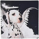 【中古】【輸入品・未使用】3dRose LLC 8 x 8 x 0.25 Inches Mouse Pad%カンマ% Dalmatian Angel Dog with Clouds (mp_62895_1) [並行輸入品]