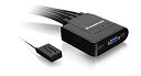yÁzyAiEgpzIOGEAR 4-Port USB Cable KVM Switch GCS24U (Black) [sAi]