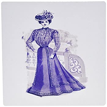 【中古】【輸入品・未使用】3dRose LLC 8 X 8 X 0.25 Inches Mouse Pad Print of Victorian Lady in Vi..