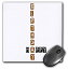šۡ͢ʡ̤ѡ3dRose LLC 8 x 8 x 0.25 Inches Happy Birthday Scrabble Style Fun Word Art Pattern Mouse Pad (mp_49872_1) [¹͢]