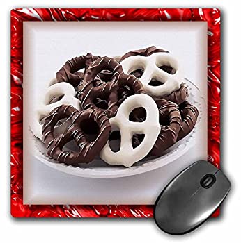 šۡ͢ʡ̤ѡ3dRose LLC 8 x 8 x 0.25 Inches Mouse Pad%% Chocolate Pretzels (mp_28752_1) [¹͢]