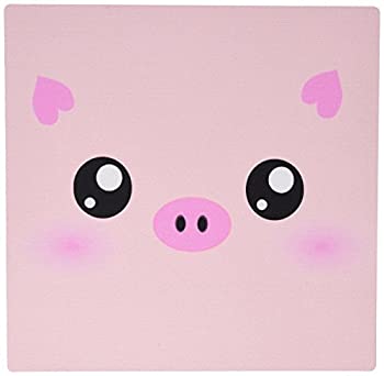 楽天ムジカ＆フェリーチェ楽天市場店【中古】【輸入品・未使用】3dRose LLC 8 x 8 x 0.25 Inches Mouse Pad％カンマ％ Kawaii Pig Face Cute Pink Minimalist Farm Animal Cartoon Nursery Kids Child Children Girl