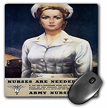 【中古】【輸入品・未使用】3dRose LLC 8 x 8 x 0.25 Inches Mouse Pad%カンマ% Vintage Nurses Are Ne..