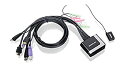【中古】【輸入品・未使用】IOGEAR 2-Port HD Cable KVM Switch with Audio GCS62HU (Black) [並行輸入品...