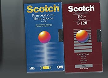 šۡ͢ʡ̤ѡScotch Performance High Grade T-120 Blank VHS Tapes - 3 Pack [¹͢]