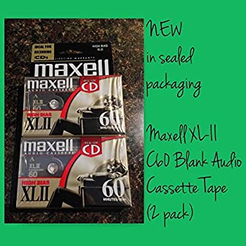 【中古】【輸入品・未使用】Maxell XL-II C60 Blank Audio Cassette Tape (2 pack) (Discontinued by Manufacturer) [並行輸入品]