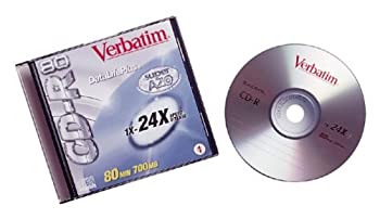 1-pack CDR Media 700MB 80min 24x Datalifeplus with slim Case (Discontinued by Manufacturer) 