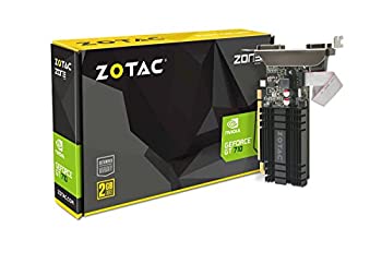 šۡ͢ʡ̤ѡZOTAC GeForce GT 710 2GB DDR3 PCI-E2.0 DL-DVI VGA HDMI Passive Cooled Single Slot Low Profile Graphics Card (ZT-71302-20L) [¹͢]