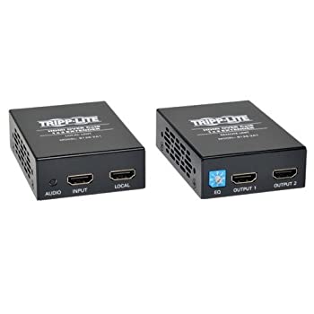 【中古】【輸入品 未使用】Tripp Lite 1 x 2 HDMI over Cat5/Cat6 Extender Kit カンマ Transmitter and Receiver カンマ 1080p @ 60 Hz カンマ Up to 200-ft. (B126-2A1) 並行