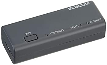 【中古】【輸入品・未使用】エレコム WiFiルーター 無線LAN ポータブル 300Mbps ACアダプタ付属 WRH-300BK3