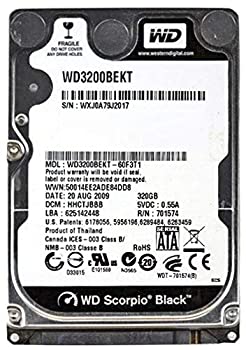【中古】【輸入品・未使用】Western Digital Wd Scorpio Black Wd3200bekt - Hard Drive - 320 Gb - Sata-300 (wd3200bekt) - [並行輸入品]