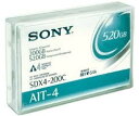 【中古】【輸入品・未使用】Sony SDX4-200C New AIT-4%カンマ% 246M%カンマ% Sony%カンマ% SDX4-200C Data Tape by Sony [並行輸入品]