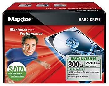 楽天ムジカ＆フェリーチェ楽天市場店【中古】【輸入品・未使用】Maxtor L01S300 300 GB 7200RPM SATA Internal Hard Drive [並行輸入品]