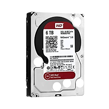 【中古】【輸入品・未使用】Western Digital WD60EFRX 6TB SATA 64MB 3.5%ダブルクォーテ% HD Red [並行輸入品]