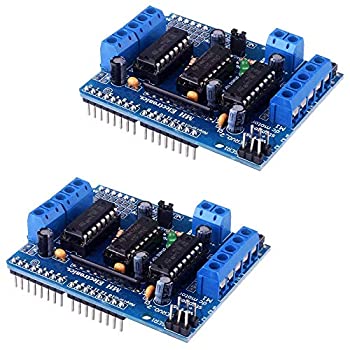 【中古】【輸入品・未使用】Rasbee 2個 L293D 基板モーター モータ制御シールド モータ ドライバー拡張..