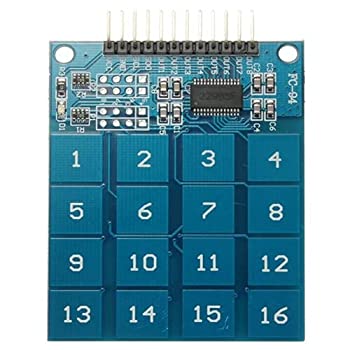 Rasbee TTP229 2.4V-5.5V 16チャンネルデジタル容量式スイッチタッチセンサーキーパッドモジュール IC ボード用 電子DIYツール 並行輸入品