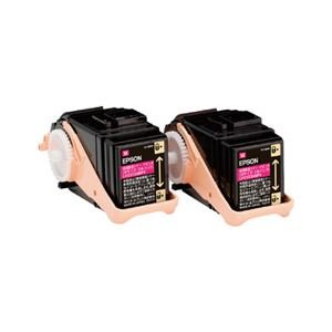 【中古】【輸入品・未使用】エプソン LP-S7160シリーズ用環境推進トナー/マゼンタ/Mサイズ2本パック(5300ページ×2本) LPC3T33MPV AV デジモノ パソコン 周辺機器 その他の