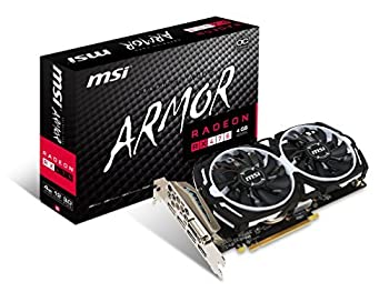 【中古】【輸入品 未使用】MSI GAMING Radeon RX 470 GDDR5 4GB CrossFire FinFET DirectX 12 Graphics Card (RX 470 ARMOR 4G OC) 並行輸入品