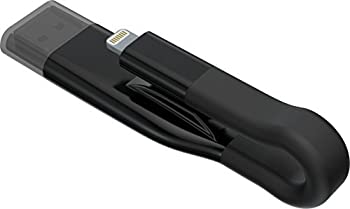 【中古】【輸入品・未使用】Emtec ECMMD128GT503V2B iCobra Lightning Flash Drive with Charging%カンマ% 128GB%カンマ% for iPhone%カンマ% iPad%カンマ% iPod%カンマ% Black [並行輸入品