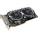 【中古】【輸入品 未使用】MSI RX 580 ARMOR 8G OC GAMING Radeon RX 580 GDDR5 8GB CrossFire VR Ready FinFET DirectX 12 Graphics Card 並行輸入品