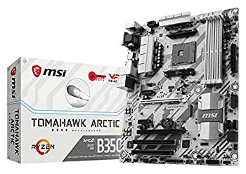 【中古】【輸入品 未使用】MSI Gaming AMD Ryzen B350 DDR4 VR Ready HDMI USB 3 ATX Motherboard (B350 TOMAHAWK ARCTIC) 並行輸入品