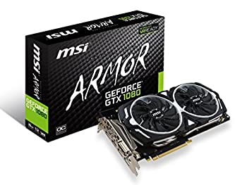 【中古】【輸入品 未使用】MSI GF GTX 1080 ARMOR 8G OC カンマ V336-004R 並行輸入品