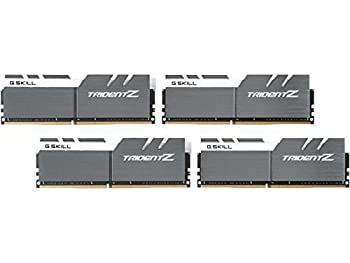 【中古】【輸入品 未使用】G.SKILL 32GB (4 x 8GB) TridentZ DDR4 PC4-25600 3200MHz For Intel X99 Platform Desktop Memory Model F4-3200C14Q-32GTZSW 並行輸入品