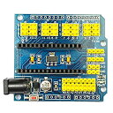 【中古】【輸入品・未使用】Rasbee Nano V3.0 I/O 拡張ボード NANO I/Oシールド NANO IOボード 青い 並行輸入品