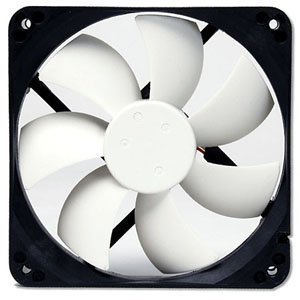 【中古】【輸入品・未使用】Nexus Real Silent 120mm Fan with Anti-Vibration Fan Mounts (Black and White) [並行輸入品]