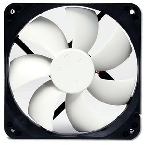 【中古】【輸入品 未使用】Nexus Real Silent 120mm Fan with Anti-Vibration Fan Mounts (Black and White) 並行輸入品