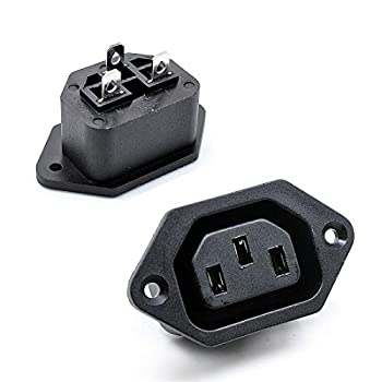【中古】【輸入品・未使用】willwin 10個入りAC 250?V 10?A IEC 320?C13パネルマウントコネクタソケット