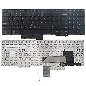 šۡ͢ʡ̤ѡSUNMALL Laptop Keyboard Replacement for ThinkPad Edge E530 E530C E535 E545 Series Laptop 15.6 inch With the Number Keys Black US Layout