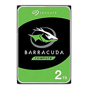 【中古】【輸入品・未使用】Seagate 2 TB BarraCuda 3.5インチ内蔵ハードドライブ（7200 RPM、256 MBキャッシュ、SATA 6 Gb/s、最大220 MB/s、モデル：ST2000DMZ08 / DM008