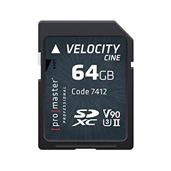【中古】【輸入品・未使用】Promaster SDHC 64GB Velocity CINE V90 UHS-II U3 Memory Card (7412) [並行輸入品]