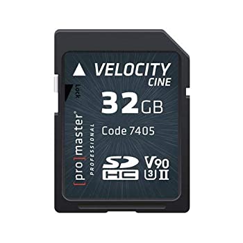 【中古】【輸入品・未使用】Promaster SDHC 32GB Velocity CINE V90 UHS-II U3 Memory Card (7405) [並..