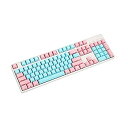 【中古】【輸入品・未使用】NPKC 61 87 104 Keys Miami Thick PBT OEM Profile Keycap for MX Switches GH60 Tenkeyless Mechanical Gaming Keyboard (104 Side Print) [並(2)