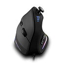【中古】【輸入品・未使用】Vertical Mouse%カンマ% Ergonomic USB Wired Vertical Mouse with [5 D Ro...